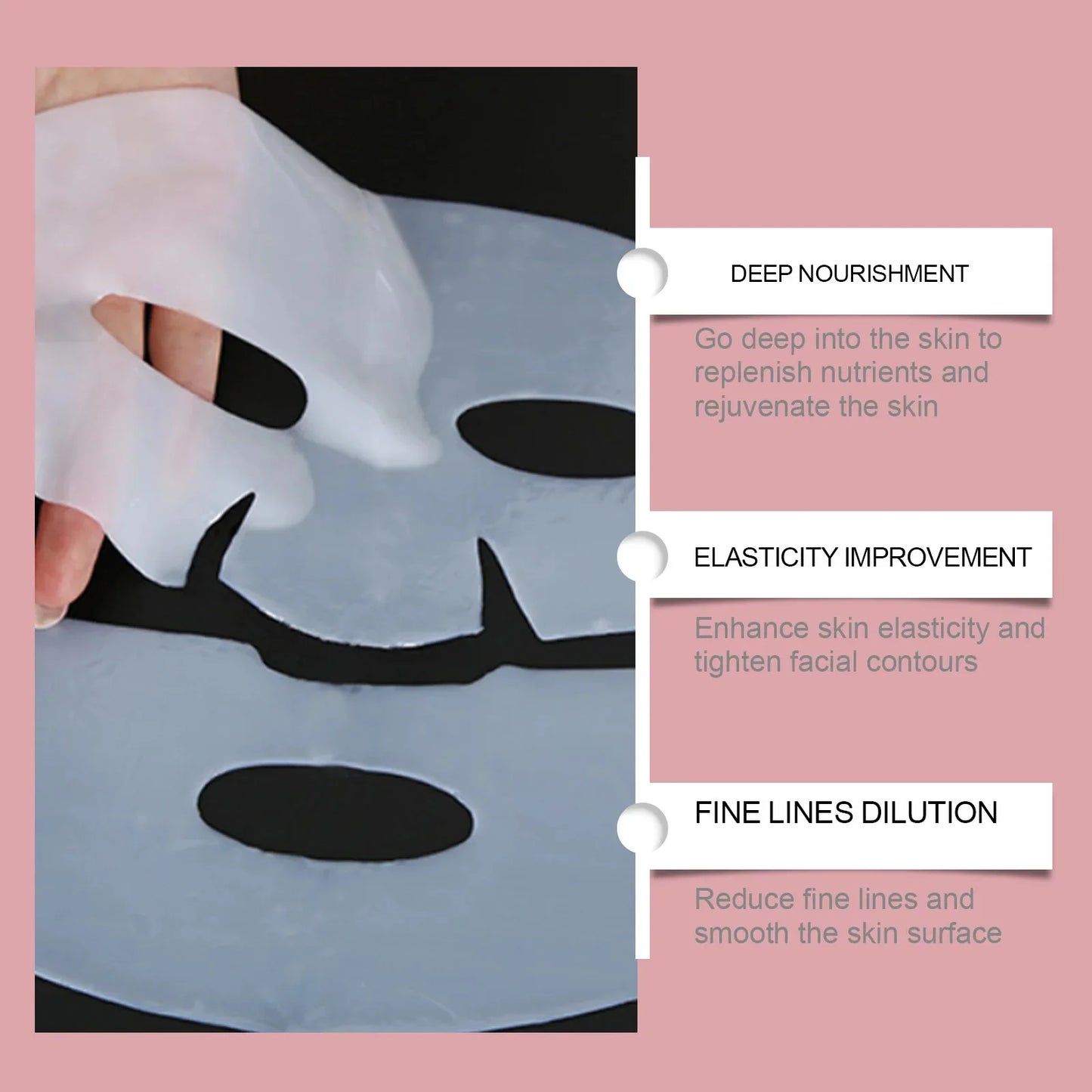 Le Secret d'une Nuit Magique pour une Peau Radieuse - Masque de visage Bio Collagène