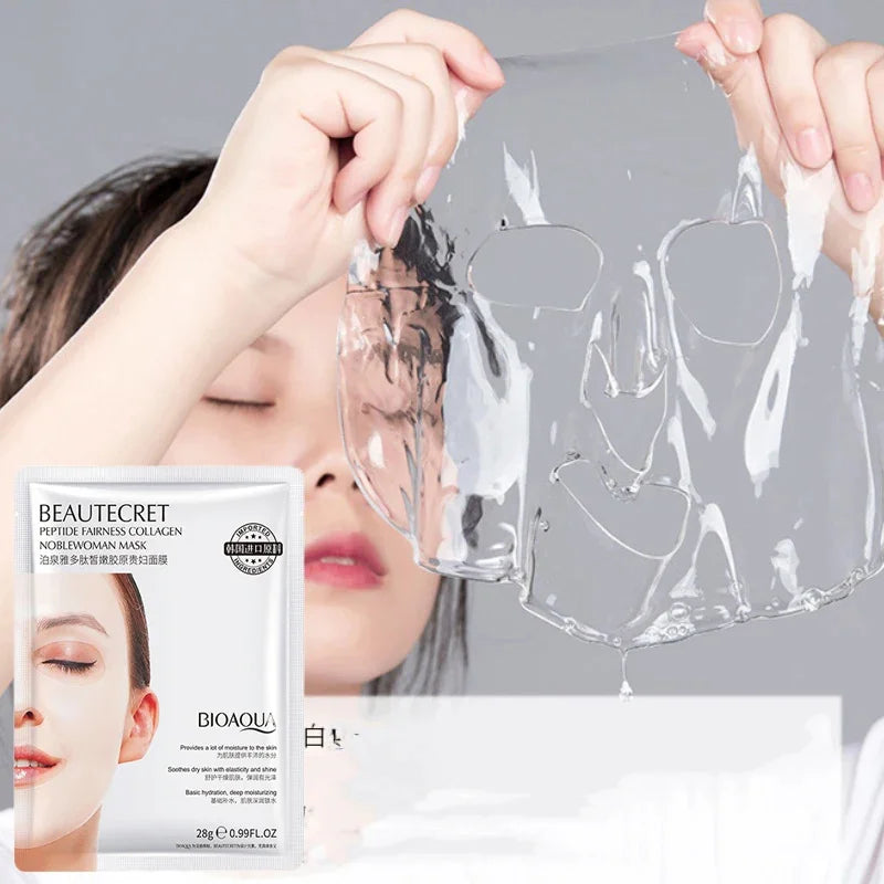 Le Secret d'une Nuit Magique pour une Peau Radieuse - Masque de visage Bio Collagène