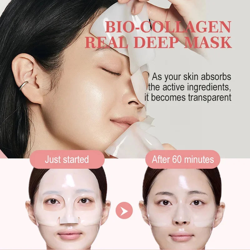 Le Secret d'une Nuit Magique pour une Peau Radieuse - Masque de visage Bio Collagène 